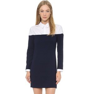 English Factory Long Slv Off Shoulder Mini Dress